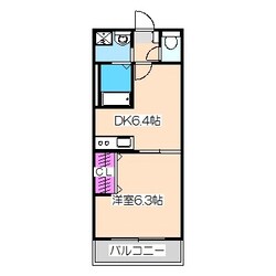 東湊駅 徒歩9分 2階の物件間取画像